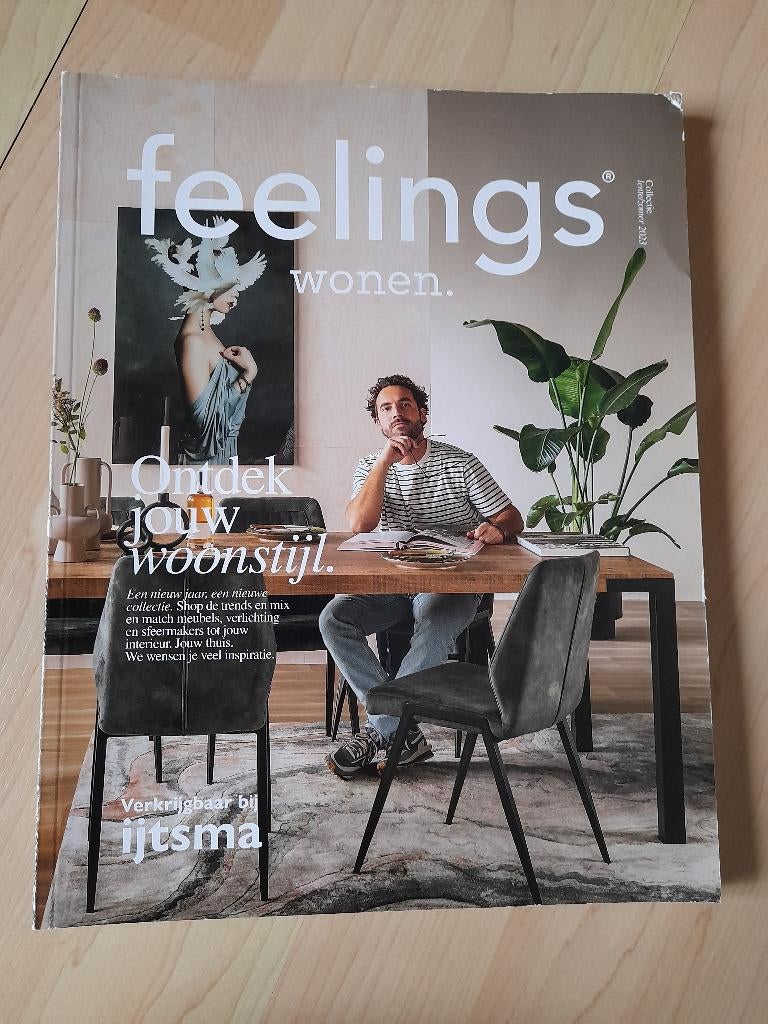 TIJDSCHRIFT FEELINGS WONEN Ontdek jouw woonstijl, Ophalen of Verzenden, Zo goed als nieuw
