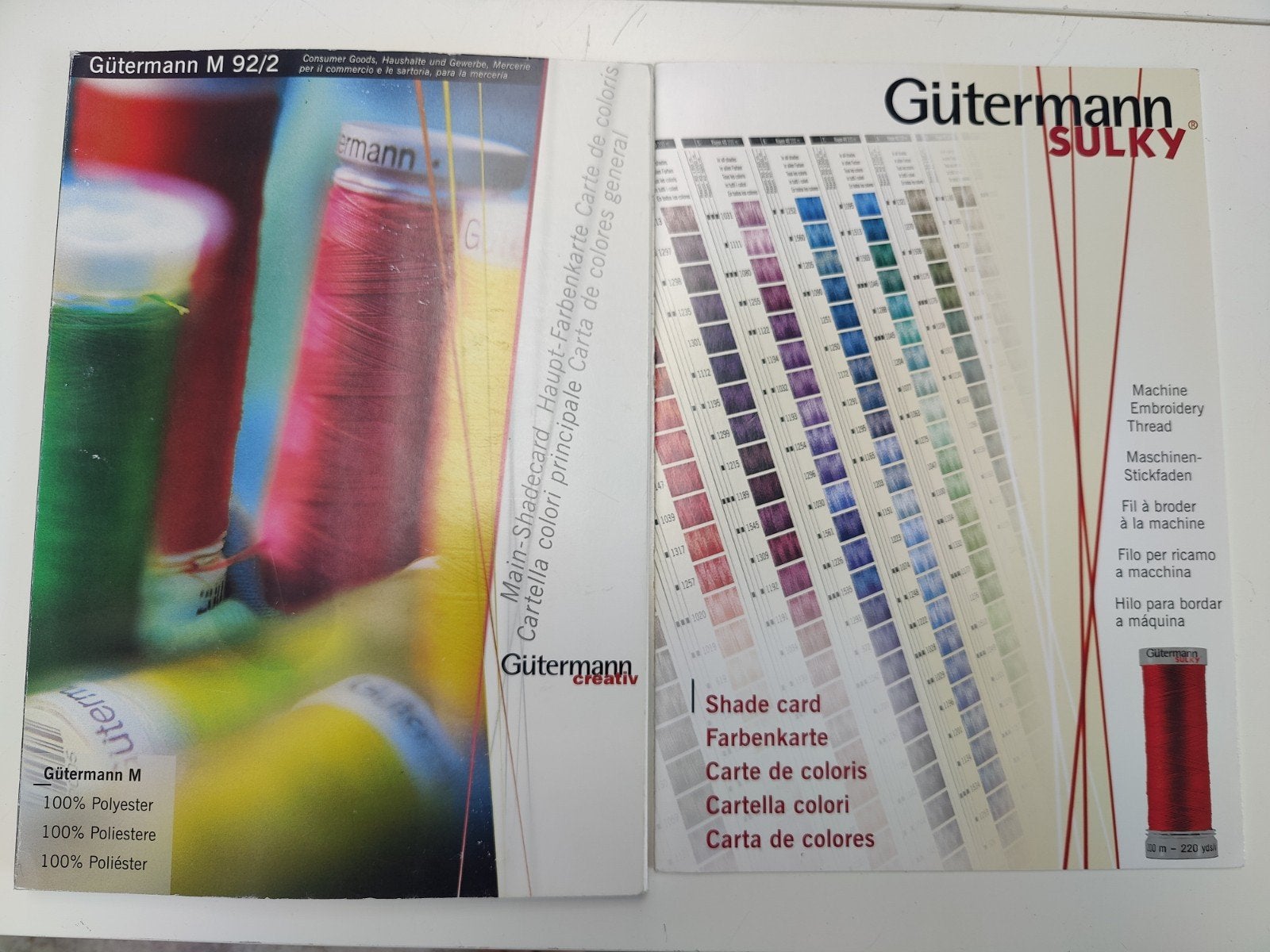 Gütermann Kleurenkaarten, Ophalen of Verzenden, Gebruikt, Overige typen