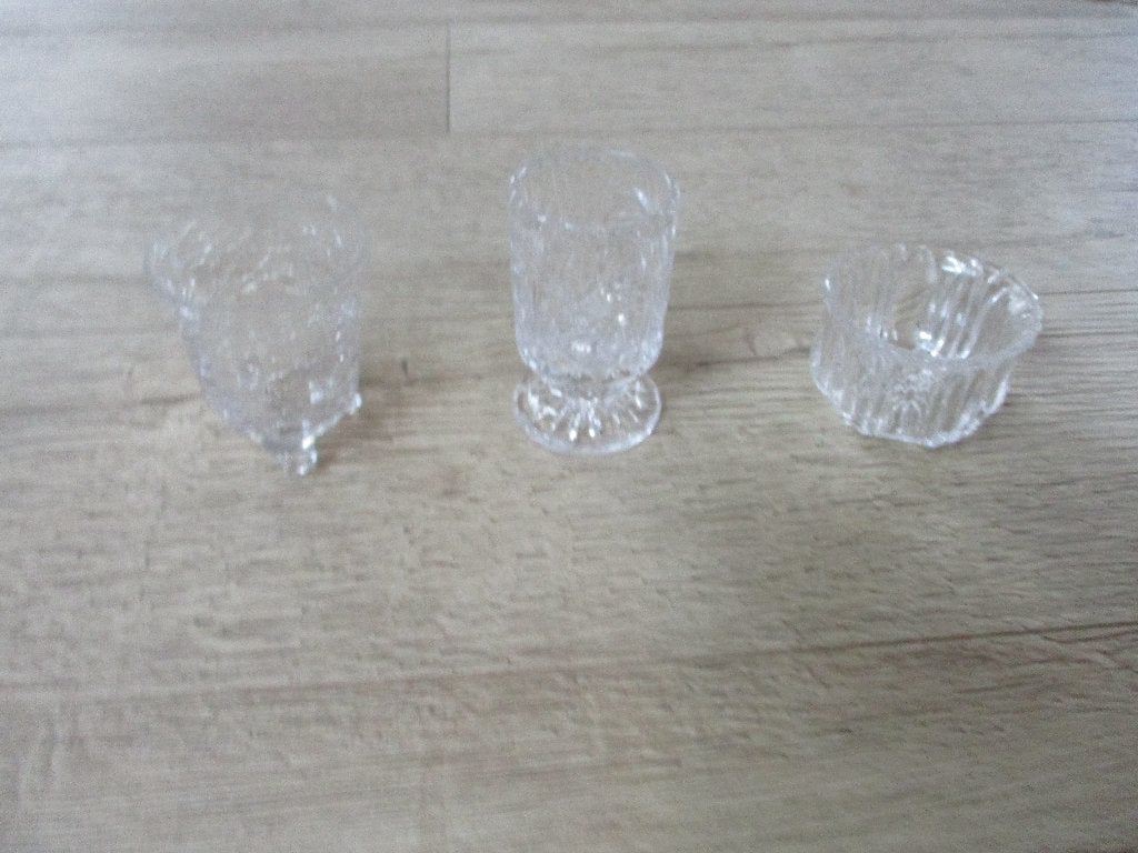 3 glazen antiek oa een wijnglas, Ophalen of Verzenden, Nieuw, Overige typen