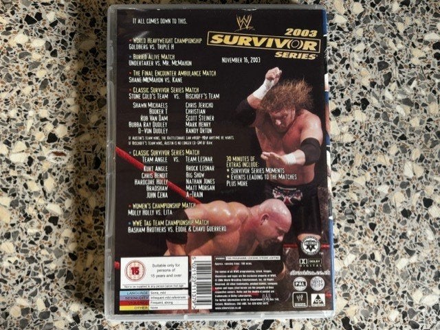 WWE Survivor Series 2003, Engels, Overige typen, Ophalen of Verzenden, Zo goed als nieuw