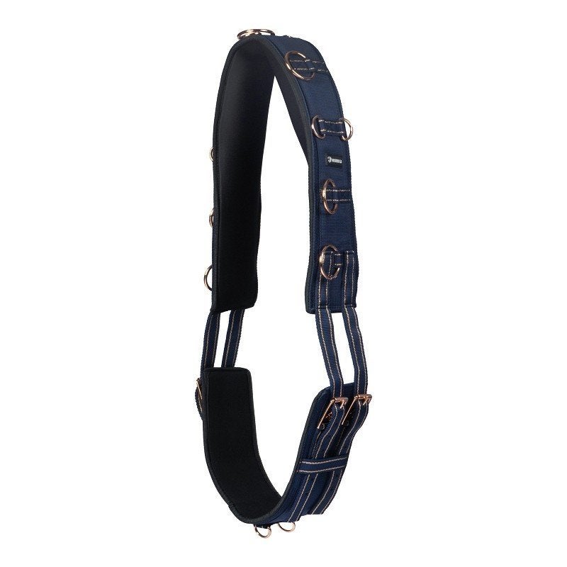 Blauw met rose Horka Deluxe longeersingel pony, Dieren en Toebehoren, Paarden en Pony's | Hoofdstellen en Tuigage, Nieuw, Ophalen of Verzenden