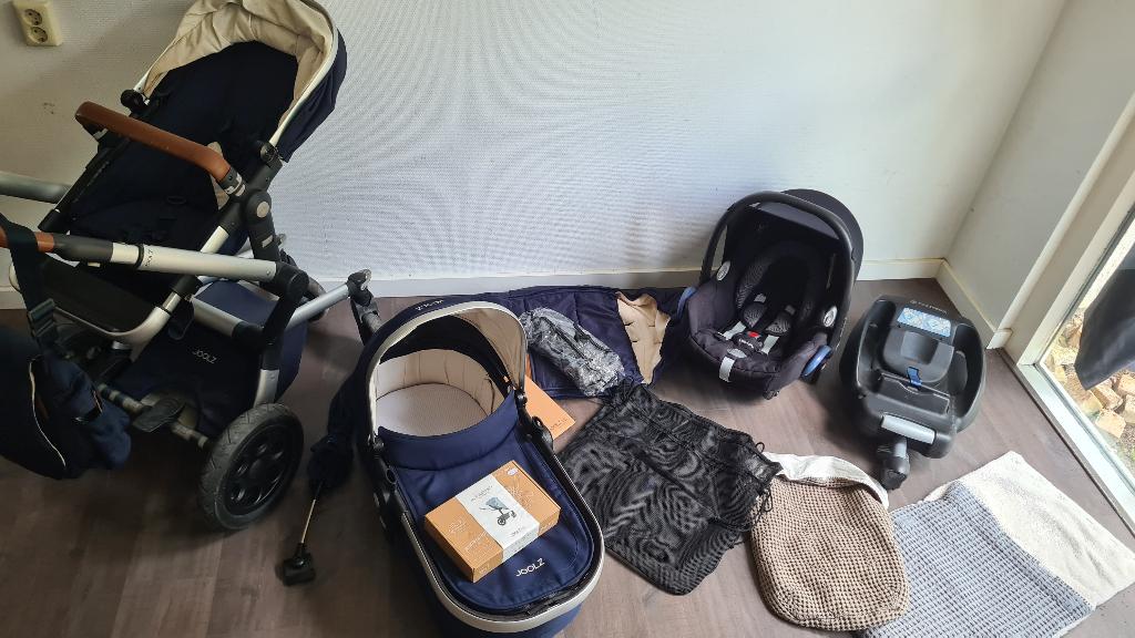 Joolz day kinderwagen met accessoires, Ophalen, Gebruikt, Overige merken, Verstelbare duwstang