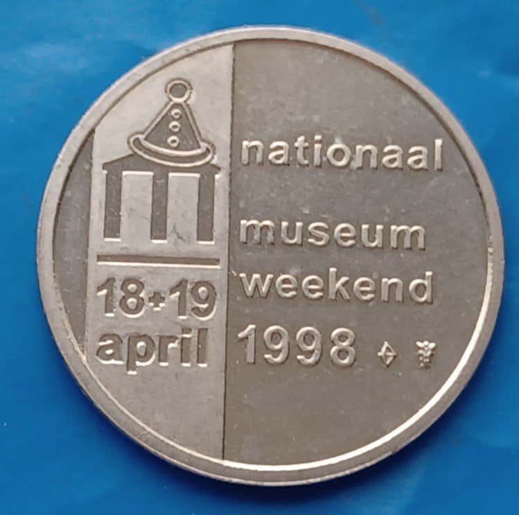 Penning Nationaal Muntmuseum Weekend - 1998, Verzenden, Overige materialen, Nederland