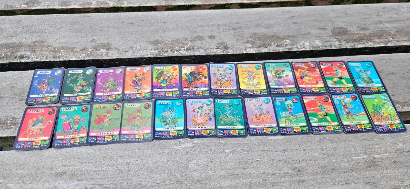 Spacix Kaarten - Set van 24 stuks, Ophalen of Verzenden, Gebruikt, Meerdere kaarten