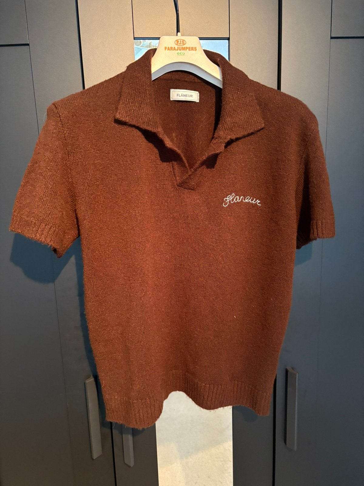 Flaneur polo bruin, Ophalen of Verzenden, Zo goed als nieuw, Bruin