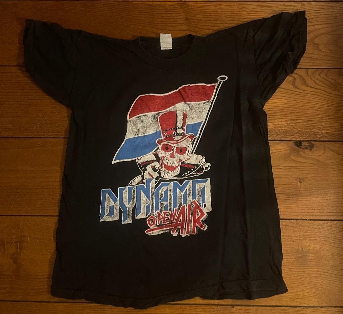 Vintage Dinamo open air 1989  30.00, Zwart, Maat 42/44 (L), Ophalen of Verzenden, Korte mouw