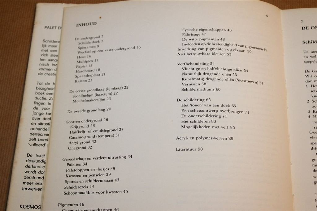 Palet en Penseel — Schilderen met Olieverf — Vintage Boek, Boeken, Ophalen of Verzenden, Gelezen