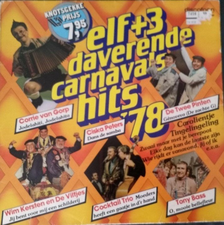 LP - ELF + 3 Daverende Carnavals Hits '78 - Discovoon, Ophalen of Verzenden, 1970 - 1979, Gebruikt, 12 inch