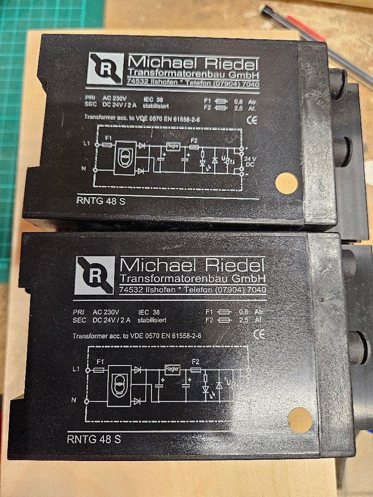 Michael Riedel RNTG 48 S Trafo, 2 stuks, Ophalen of Verzenden, Gebruikt, Overige typen