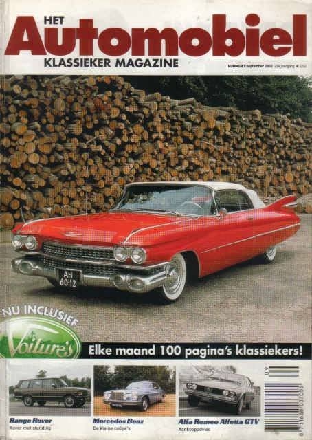 Automobiel 9 2002 : Cadillac Series 62 - Alfa Romeo GT GTV, Ophalen of Verzenden, Gelezen, Algemeen