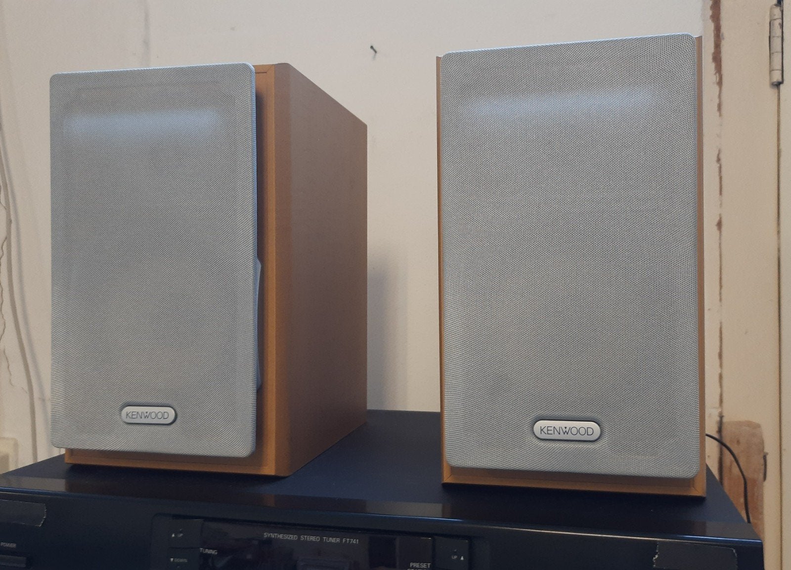 Vintage Kenwood LS-M33-S, boekenplank luidsprekers, Audio, Tv en Foto, Luidsprekers, Overige merken, Ophalen of Verzenden, Zo goed als nieuw