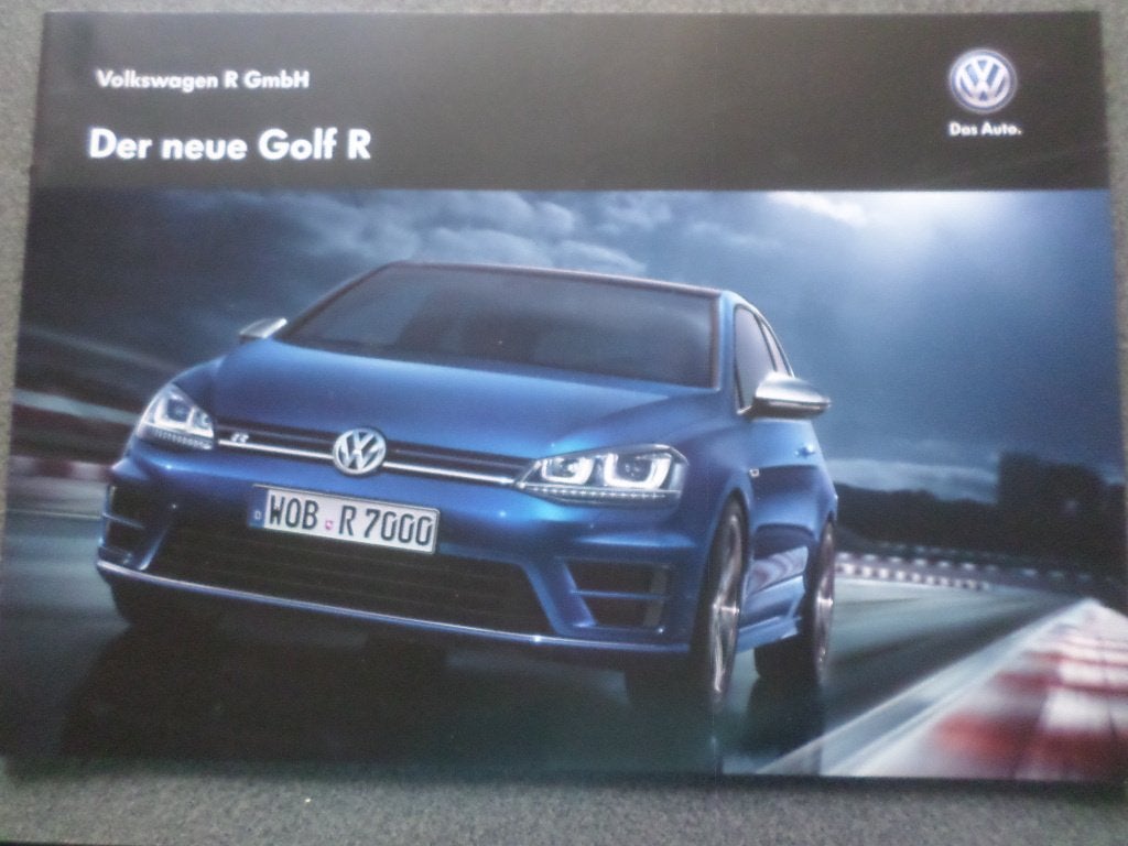 Volkswagen VW Golf R Brochure, Ophalen of Verzenden, Zo goed als nieuw, Volkswagen