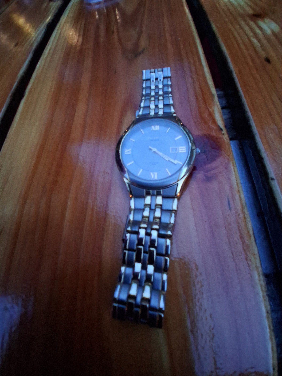 Prisma horloge- Saphire, Staal, Polshorloge, Zo goed als nieuw, Ophalen