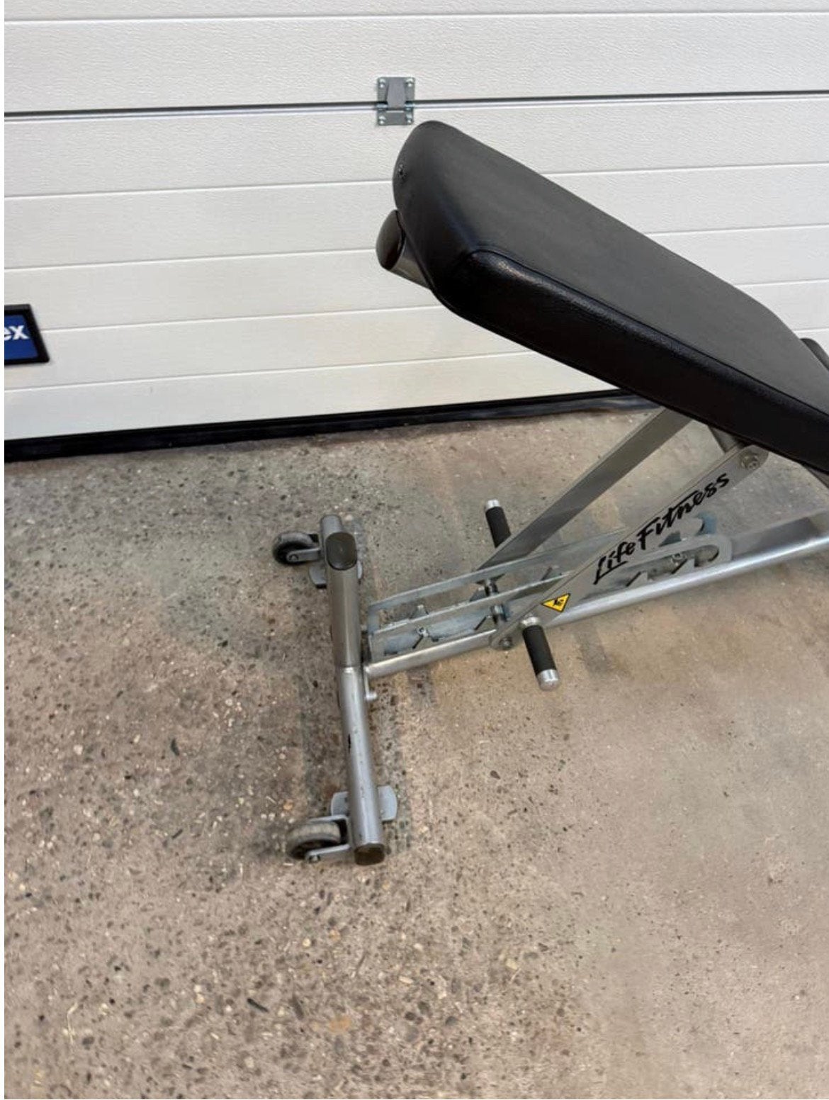 Life fitness verstelbare halterbank / bankdruk / bank / gym, Ophalen, Benen, Gebruikt, -