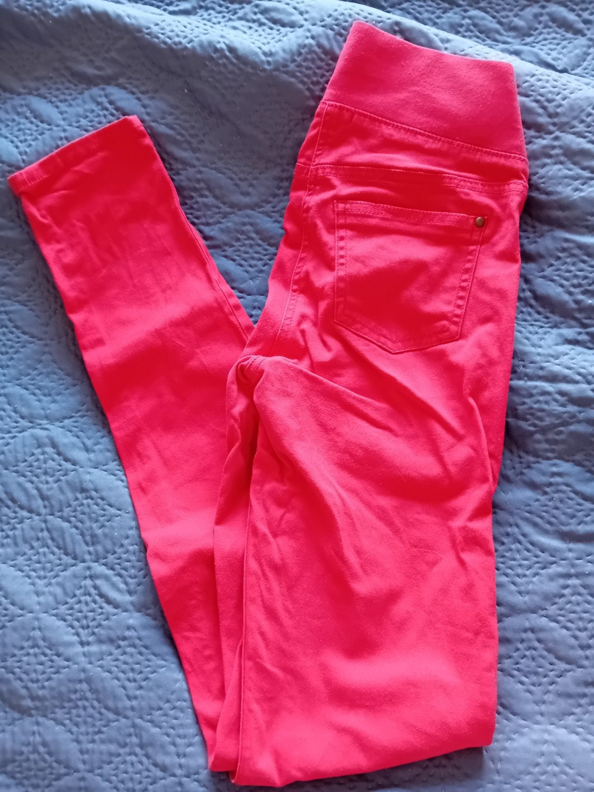 Rode zwangerschapsbroek H&M Mama maat 34, Ophalen of Verzenden, H&M Mama, Maat 34 (XS) of kleiner, Gedragen