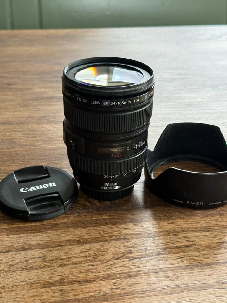 Canon EF 24-105 mm f/4 L IS USM, Ophalen of Verzenden, Niet werkend, Overige typen