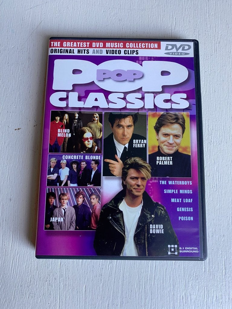 Pop Classics - Original Hits And Video Clips DVD, Alle leeftijden, Ophalen of Verzenden, Zo goed als nieuw, Muziekvideo's