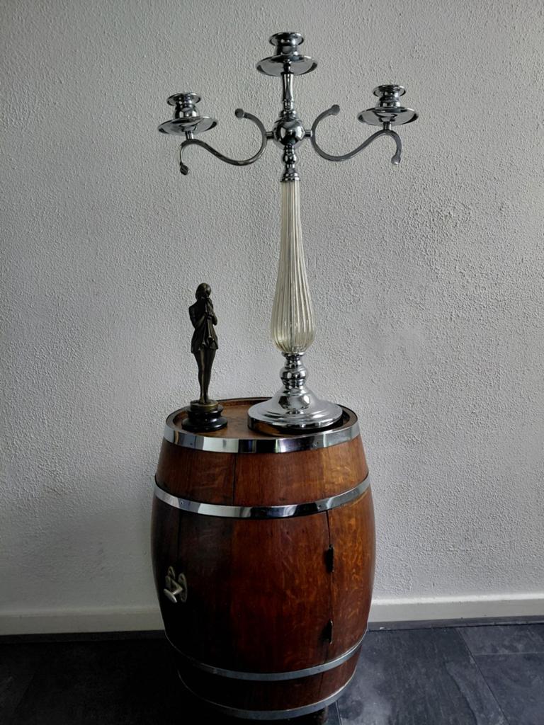 3 - armige kandelaar, Huis en Inrichting, Ophalen of Verzenden, Metaal