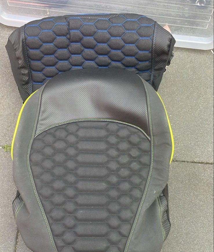 Vespa GTS custom comfort Zadelcover - Zwart op Zwart, Ophalen of Verzenden, Nieuw, Zadel, Vespa
