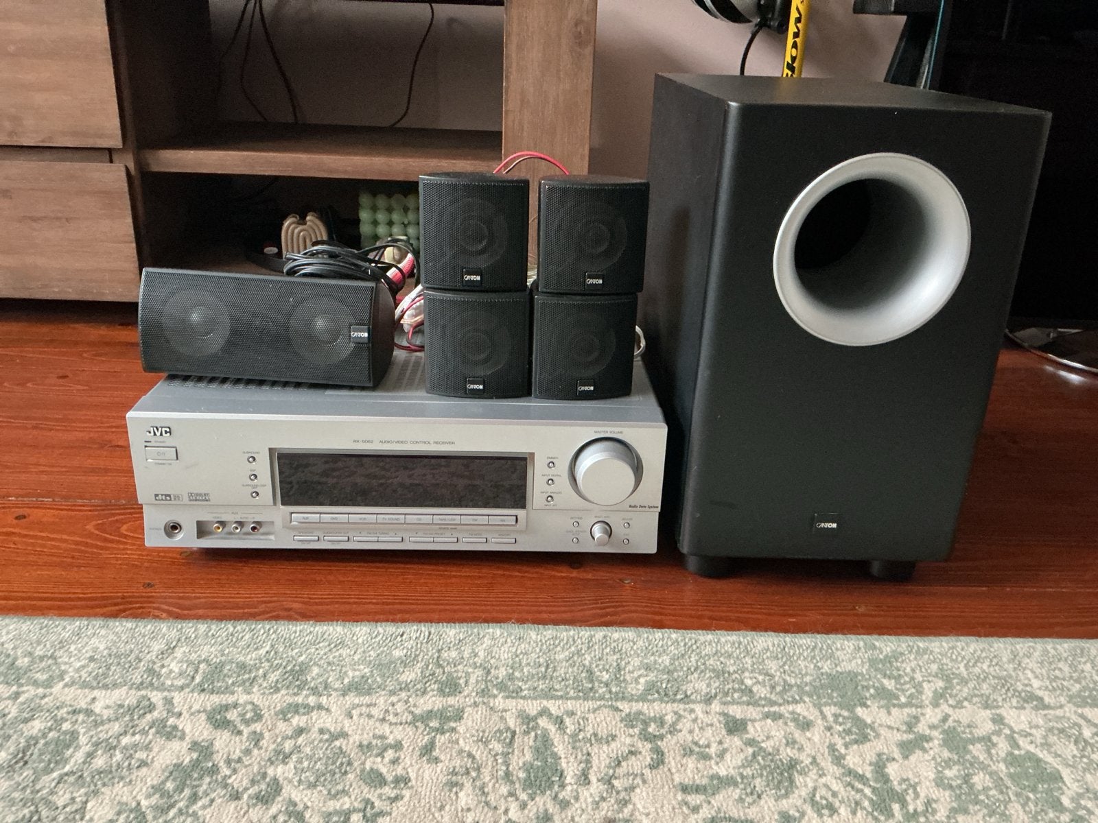 Surround 5.1 Canton Speakers, Ophalen, Gebruikt, JVC, Losse componenten