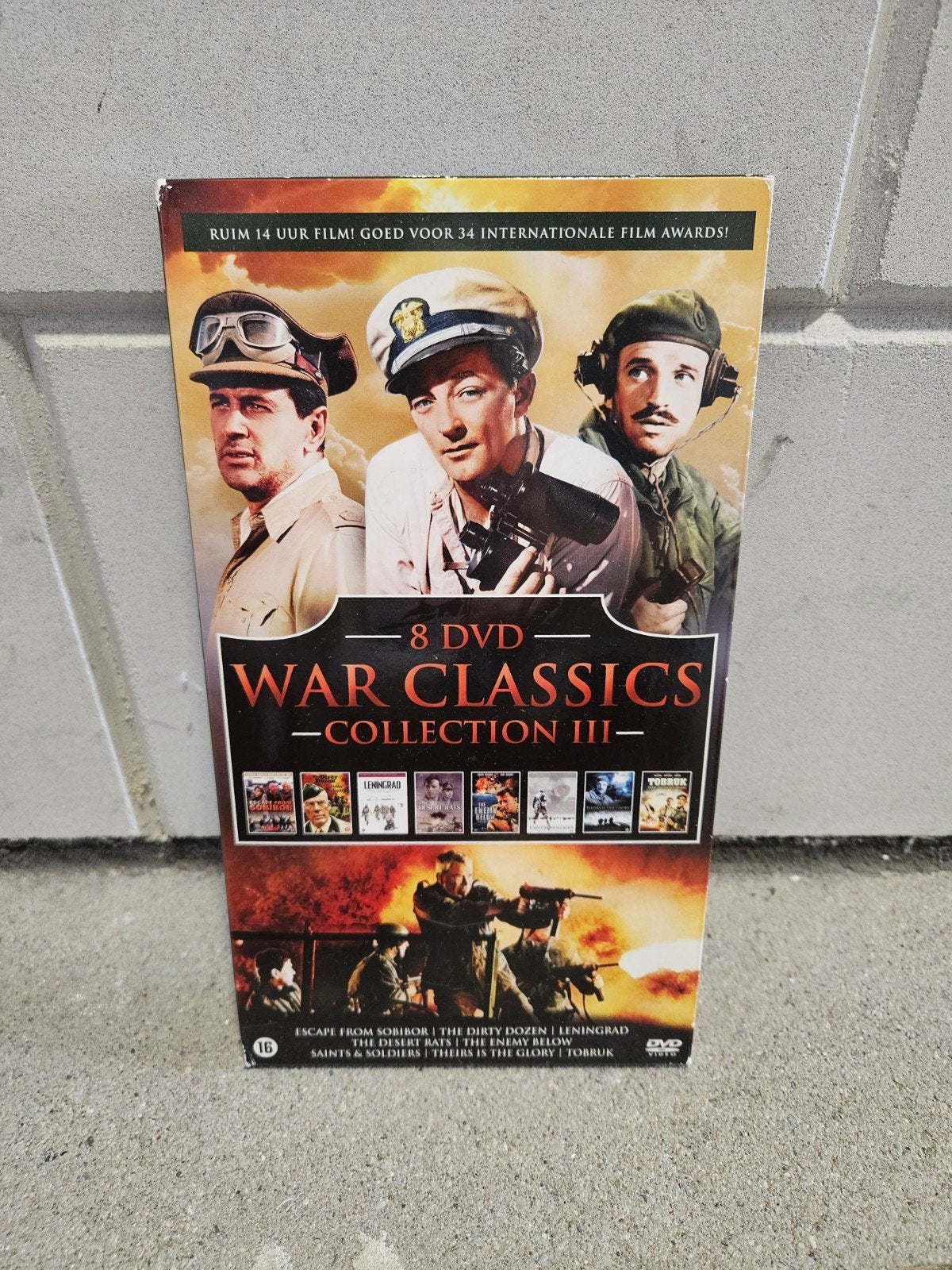 8 DVD Box - War Classics Collection III (Oorlogsfilms, Vanaf 16 jaar, Ophalen of Verzenden, Gebruikt, Overige genres