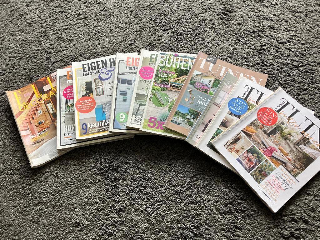 woonbladen Elle VT wonen Eigen huis en tuinbladen alles, Boeken, Tijdschriften en Kranten, Ophalen of Verzenden, Zo goed als nieuw