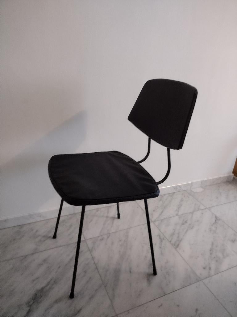 Vintage Elsrijk stoel, Rudolf Wolf, Ophalen, Gebruikt, Zwart, Jaren 50