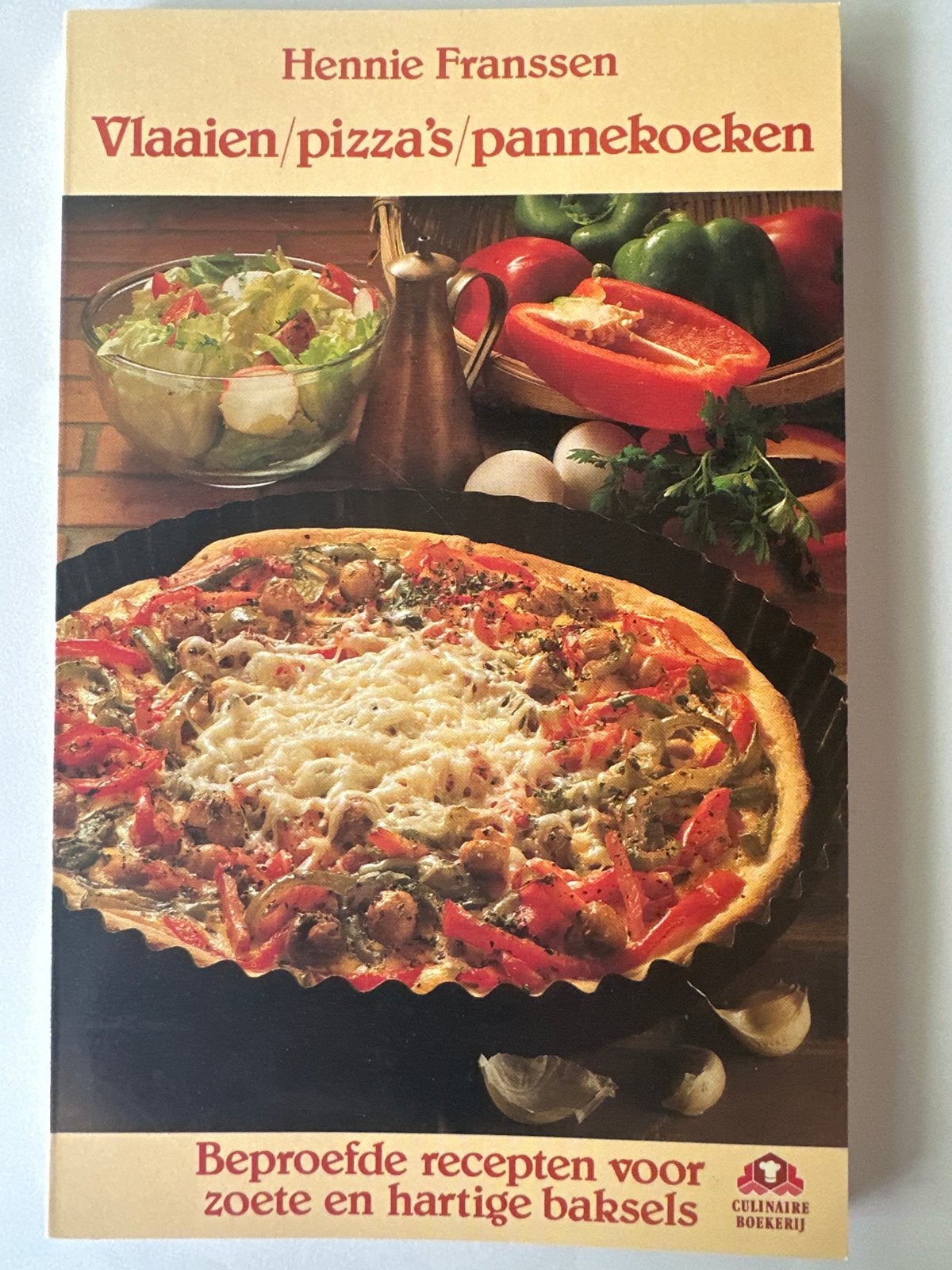 Vlaaien/pizza's/pannekoeken - Hennie Franssen, Ophalen of Verzenden, Zo goed als nieuw, Europa, Hoofdgerechten