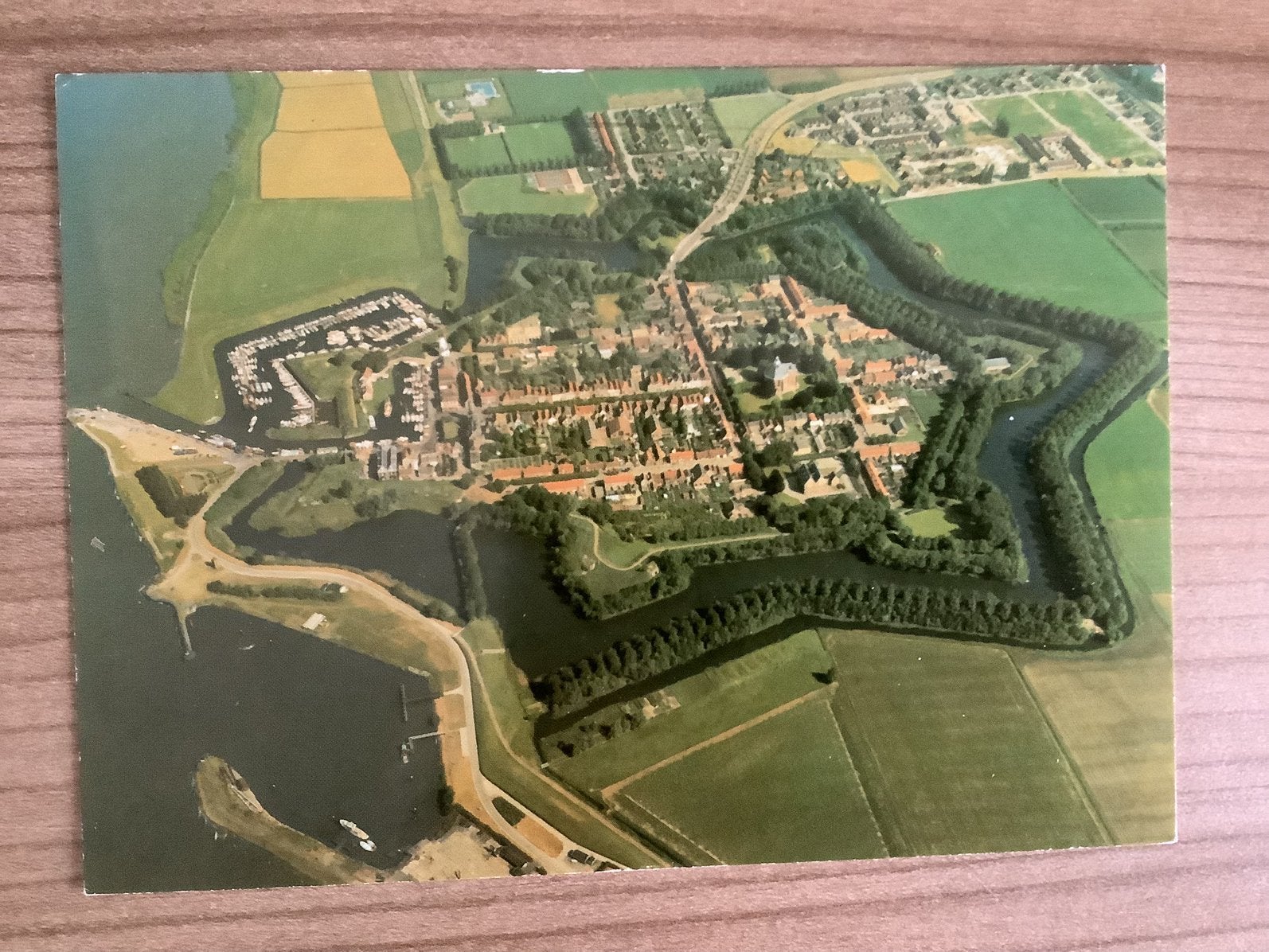 ansichtkaart Willemstad, Verzenden, Gelopen