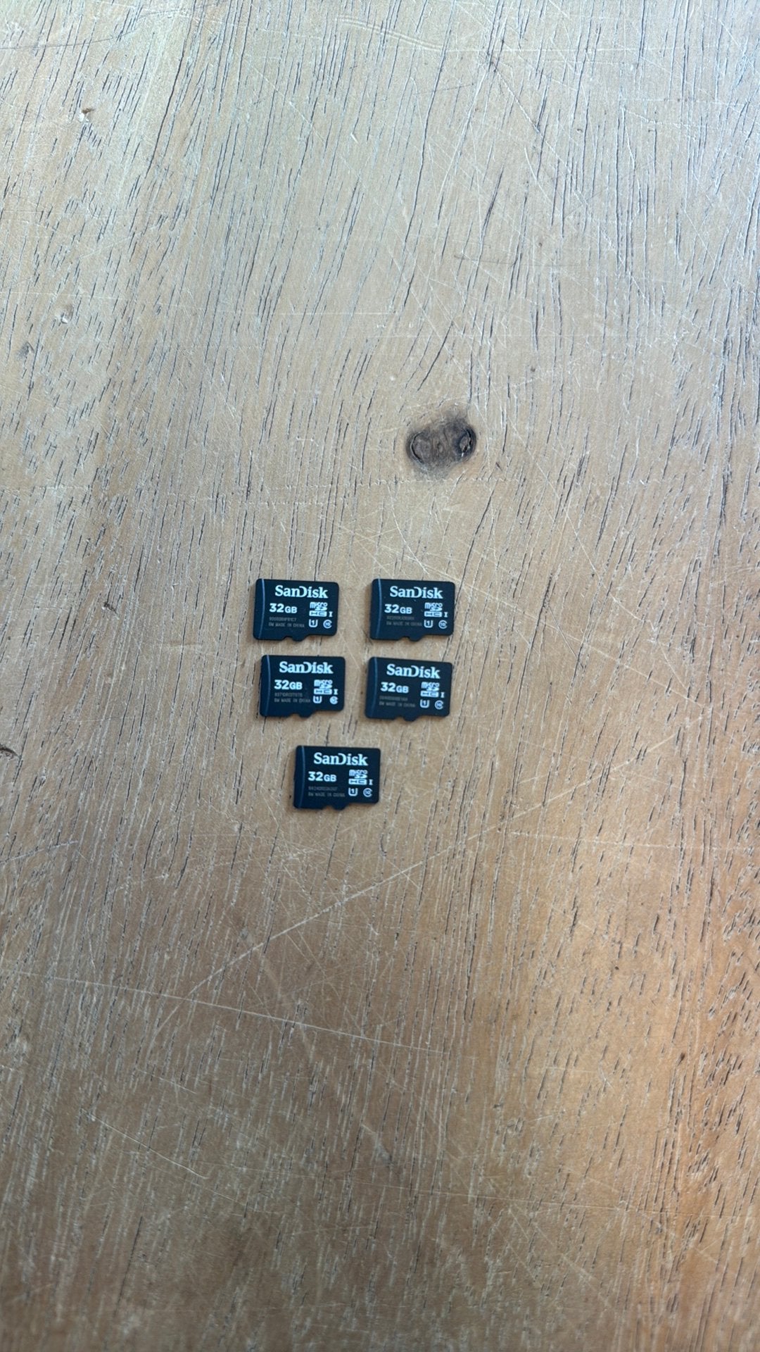 5 stuks 32GB Sandisk Micro SD kaart, Audio, Tv en Foto, 32 GB, Nieuw, Ophalen of Verzenden, MicroSD