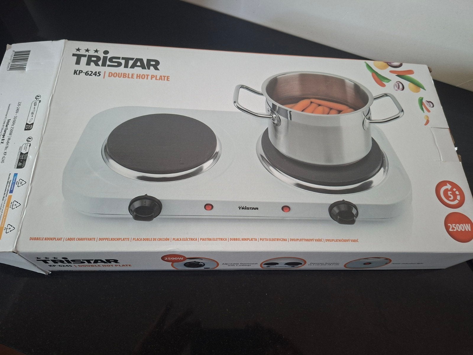 Tristar Elektrisch Fornuis - Zo goed als nieuw, 3 kookzones of minder, Ophalen of Verzenden, Zo goed als nieuw, Vrijstaand