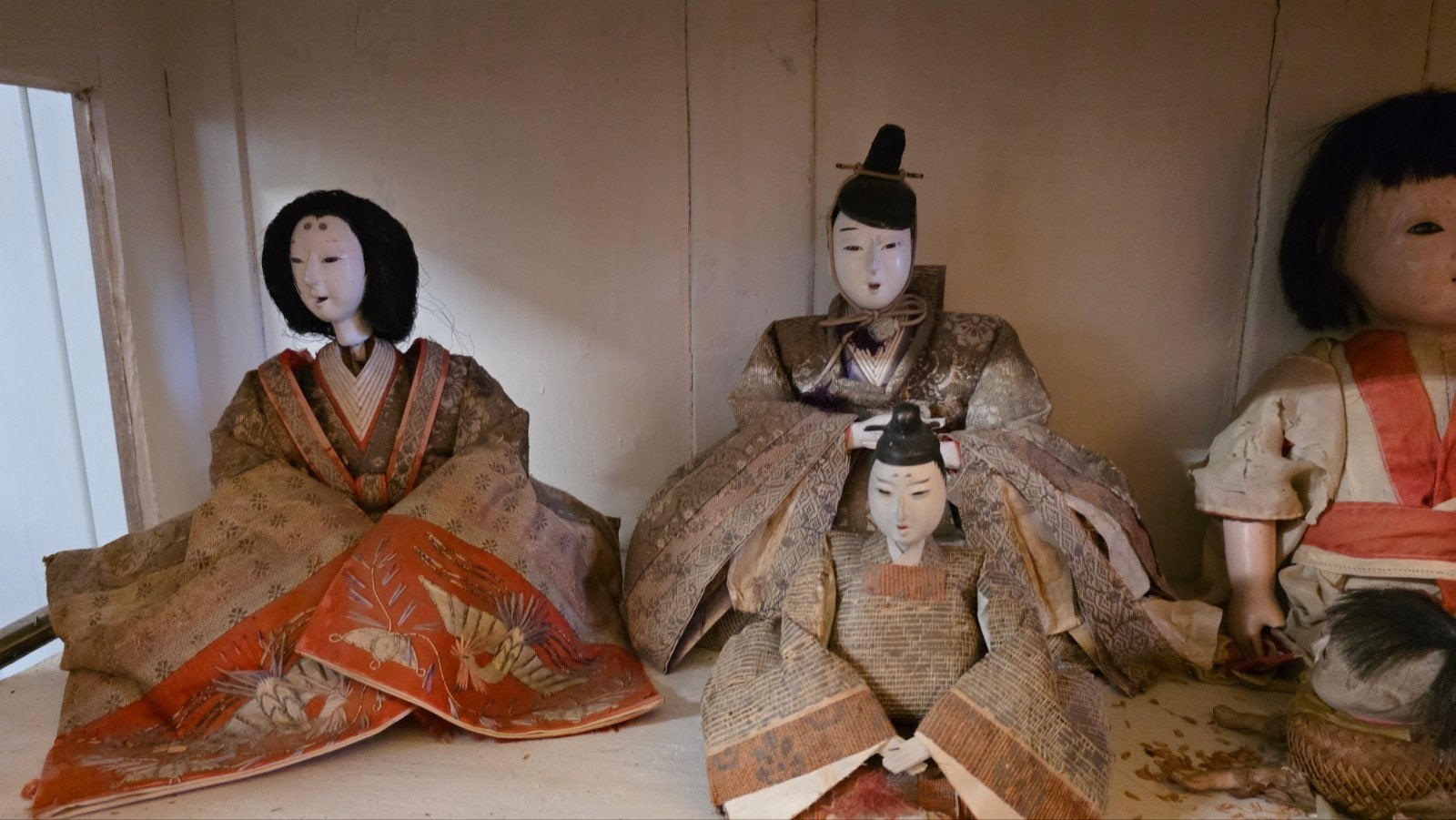 unieke verzameling antieke Japanse poppen/speelgoed, Ophalen