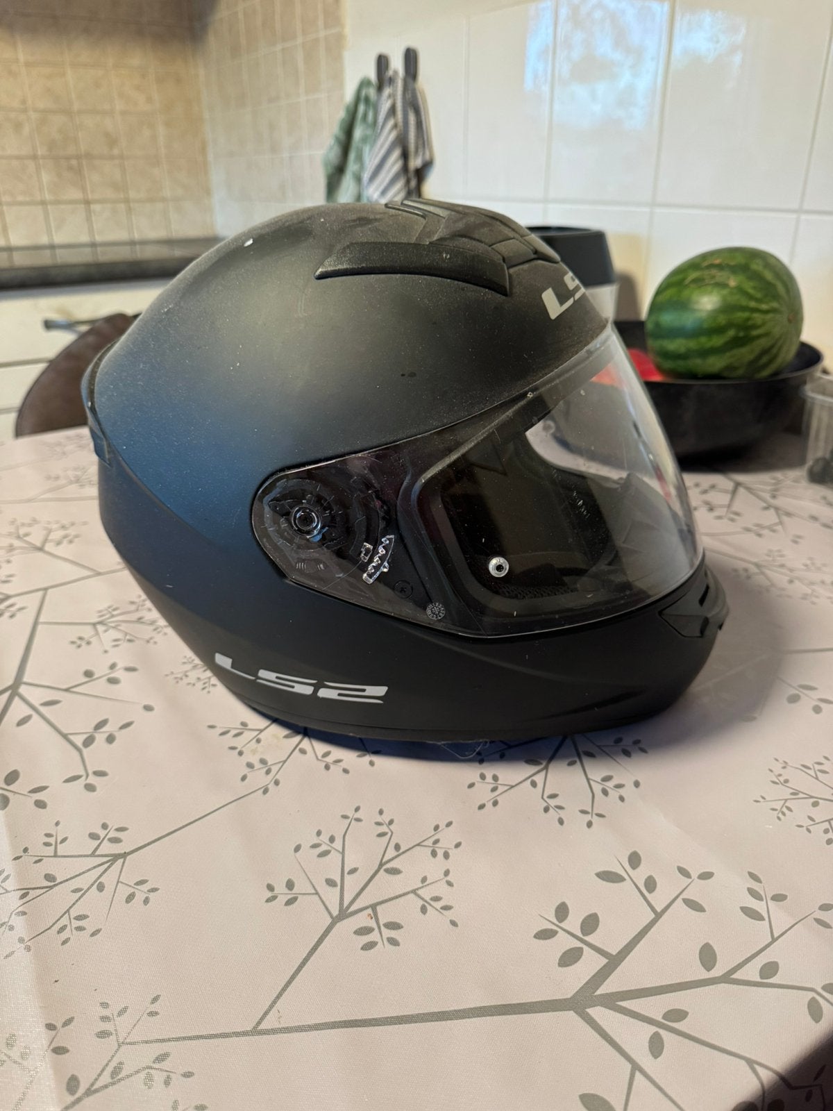 Scooterhelm ls2, Fietsen en Brommers, Ophalen of Verzenden, Zo goed als nieuw, Large