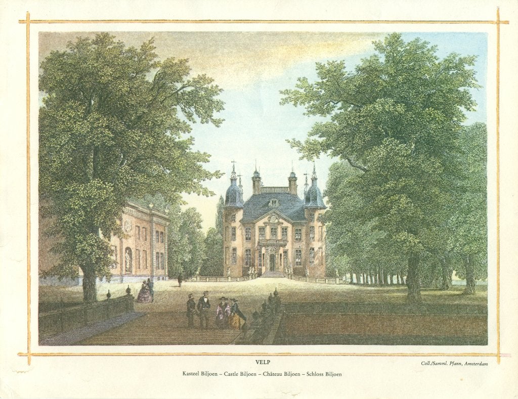 Kasteel Biljoen Velp, 1950 - 1999, Overige technieken, Architectuur, Ophalen of Verzenden