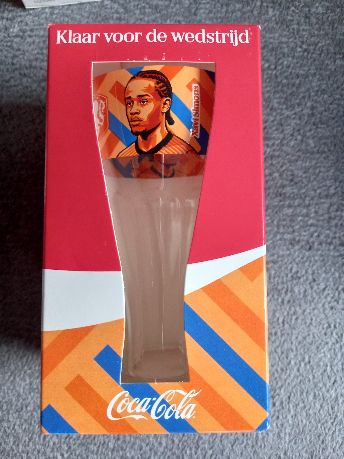 Xavi Simons wk glas 2026, Verzamelen, Glas en Borrelglaasjes, Ophalen of Verzenden, Nieuw, Bierglas