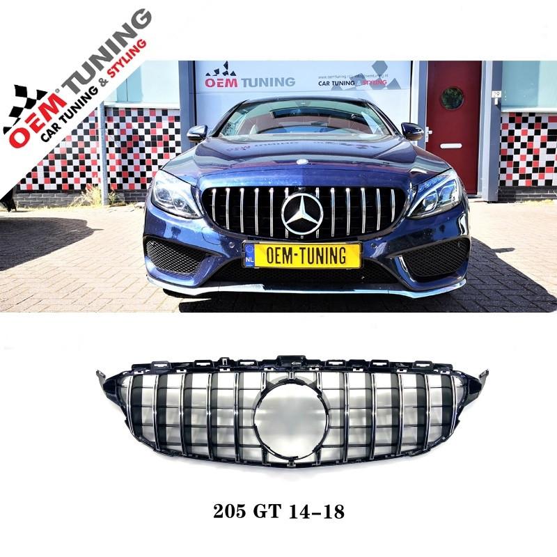 GT GRILLE W205 | C-Klasse | M-Benz |2014-2018| Chrome Camera