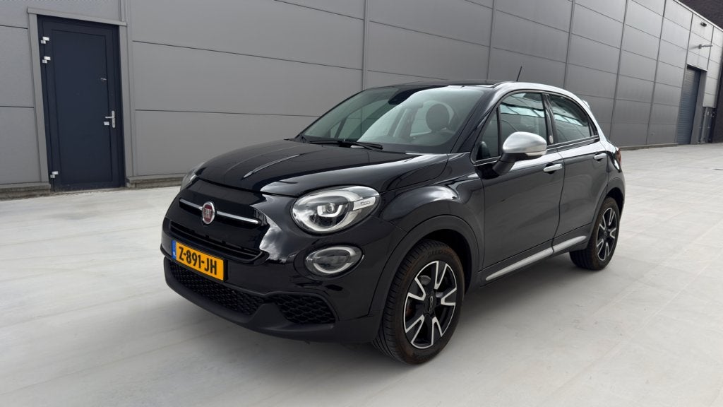 Fiat 500X 1.0 Firefly Turbo 115pk 2019 Zwart, Auto's, Voorwielaandrijving, Stof, 1250 kg, 500X