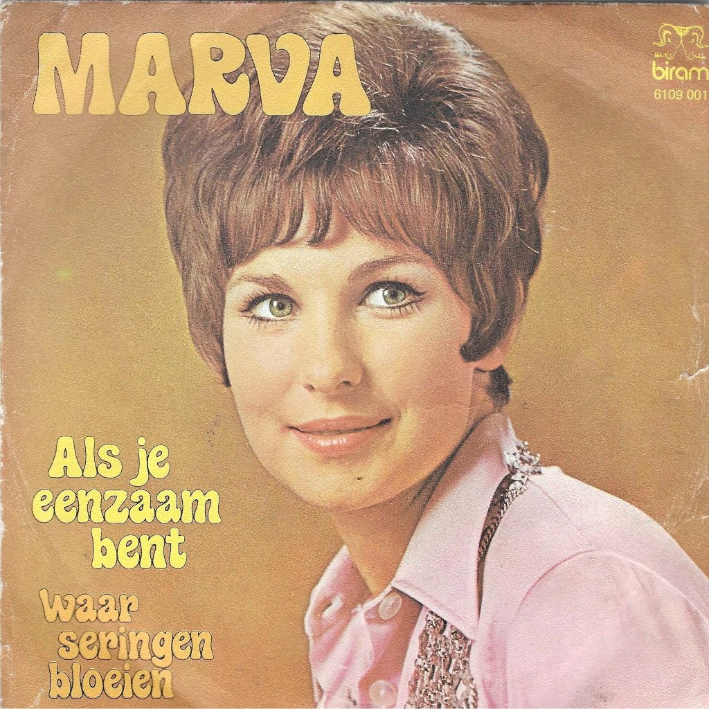 vinyl single   Marva, Ophalen of Verzenden, Gebruikt, Pop