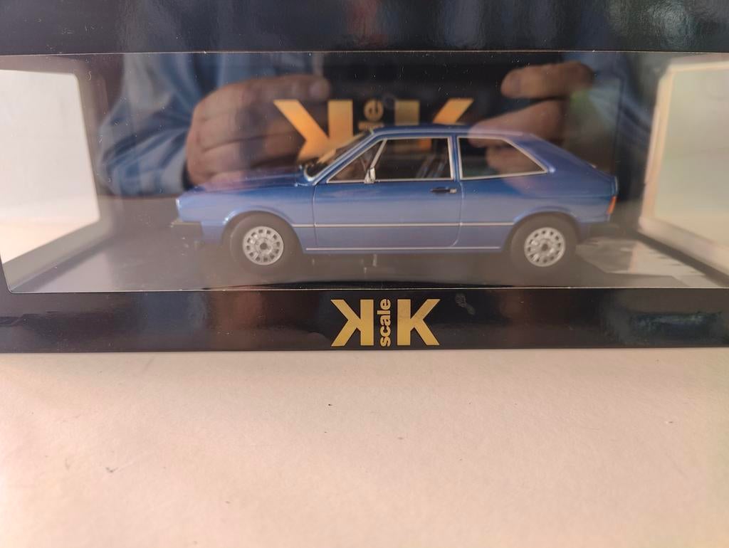 VW Scirocco GTI 1976 KK Scale 1:18 Blauw Nieuw in doos, Hobby en Vrije tijd, Ophalen of Verzenden, Nieuw, Auto, Overige merken