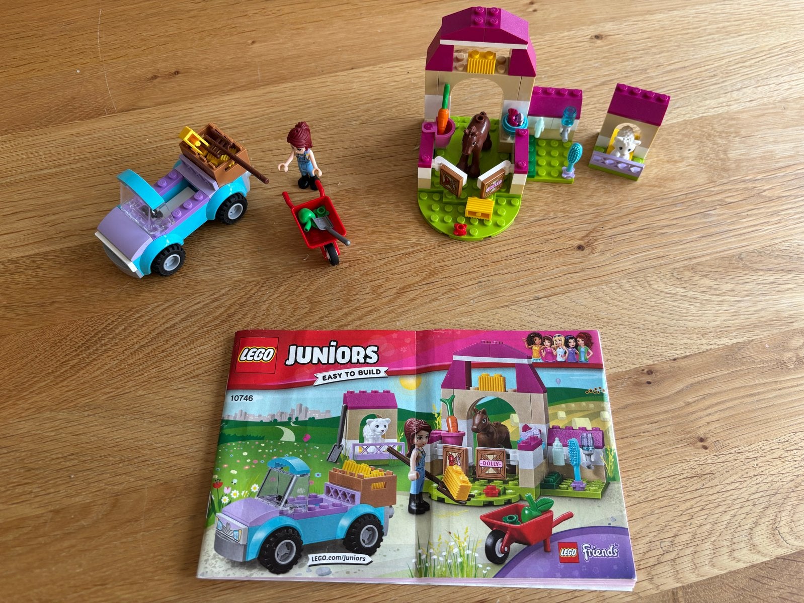 Lego Juniors Friends Mia's Paardenstal 10746, Lego, Friends, Ophalen of Verzenden, Zo goed als nieuw