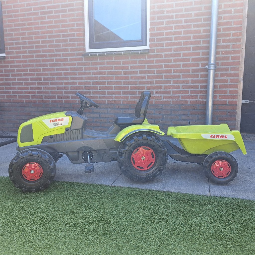 Claas traptractor axos 340 met kiepkar, Ophalen, Zo goed als nieuw, Trapvoertuig