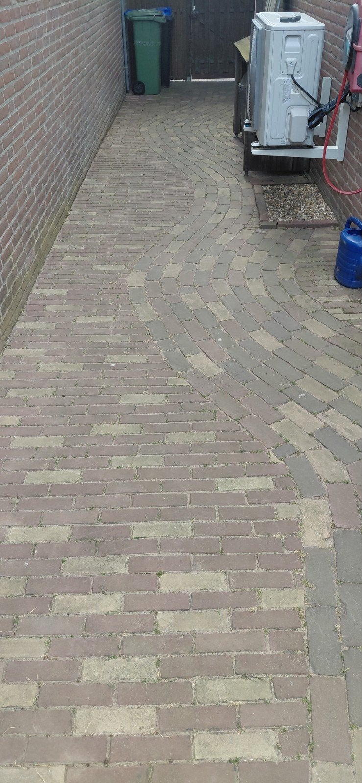 60 m2 gebakken klinkers, Tuin en Terras, Ophalen, Gebruikt, 10 m² of meer, Klinkers