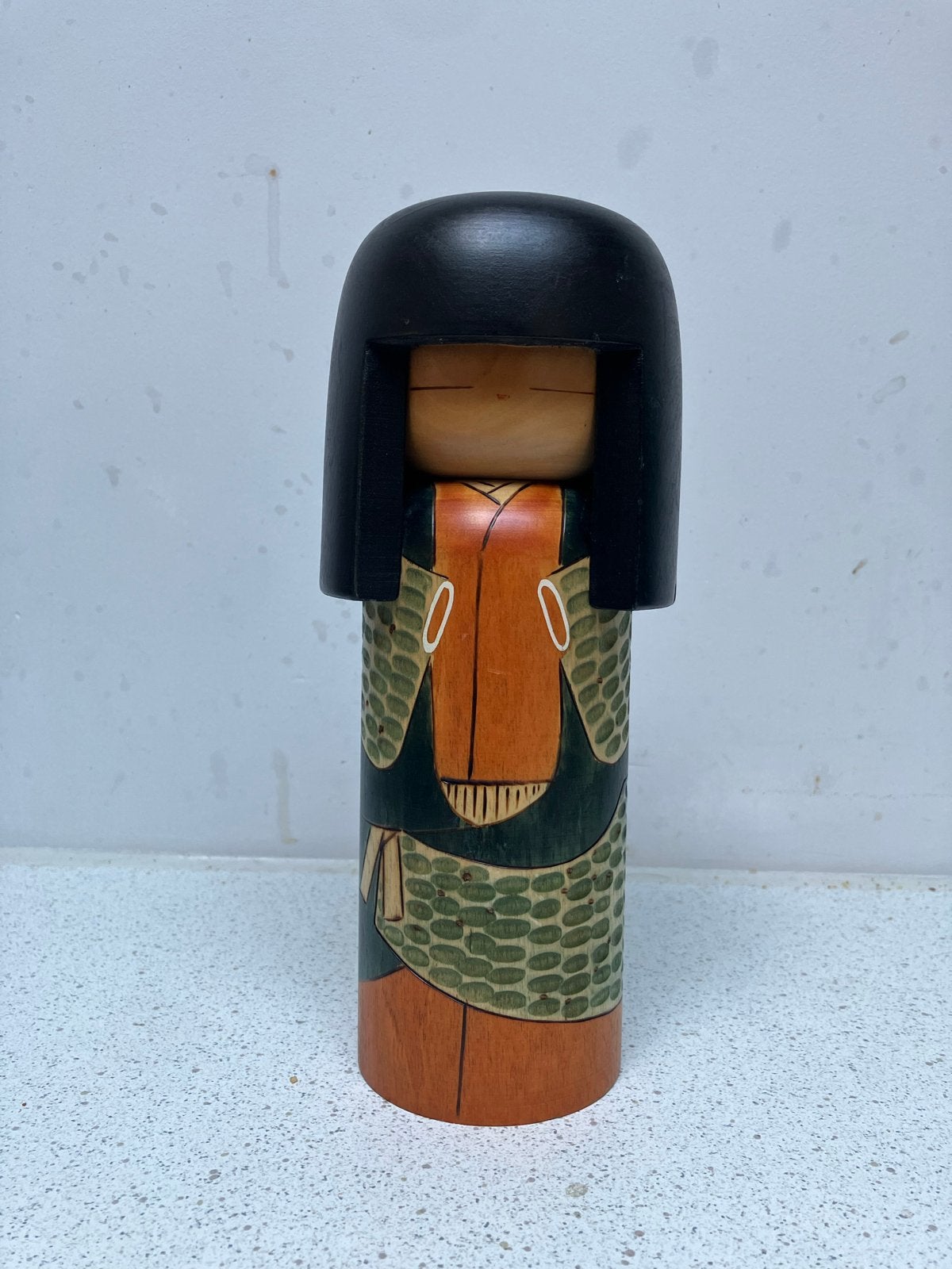 Vintage Kisaku Kokeshi Pop - Handgemaakt Japans Houtsnijwerk, Overige onderwerpen, Houtsnijwerk, Ophalen of Verzenden, Handgemaakt