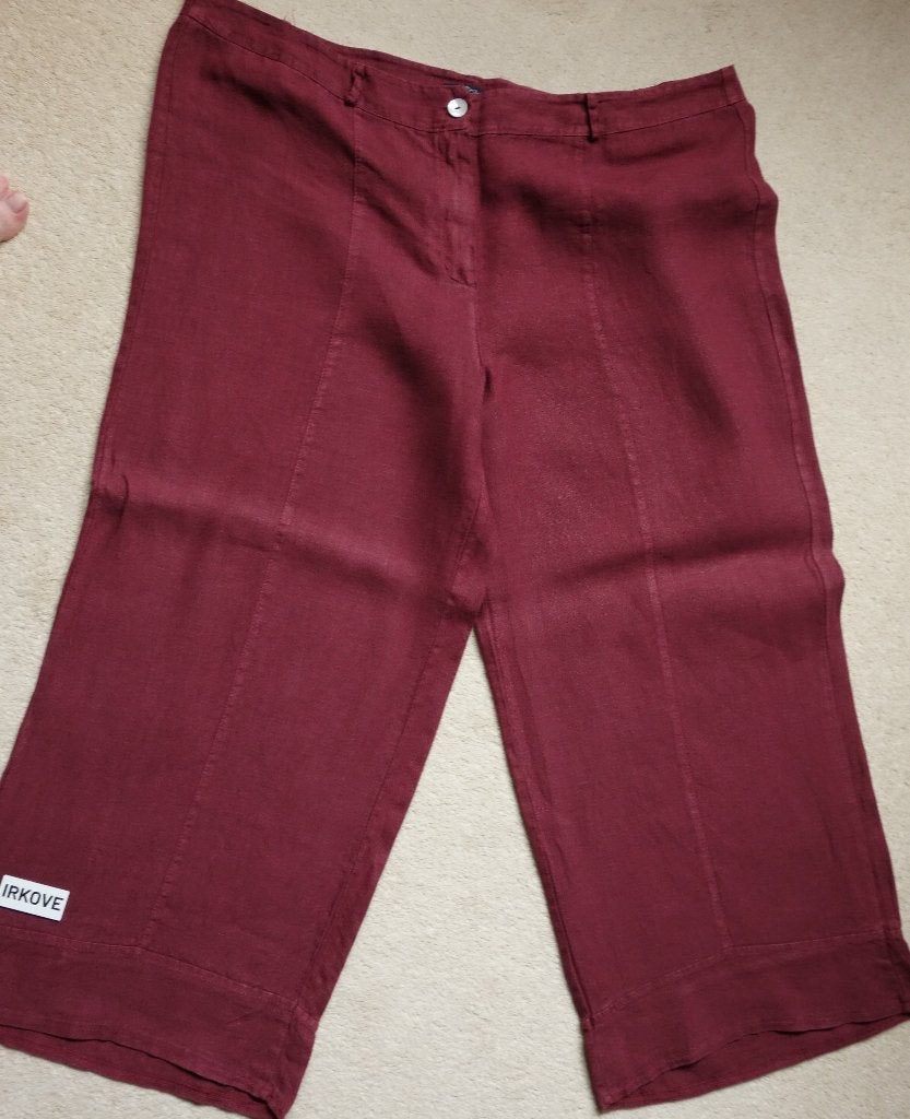 NIEUW * RODE PAPRIKA BROEK LINNEN * Maat 3 *, Verzenden, Nieuw, Paprika, Broek of Spijkerbroek