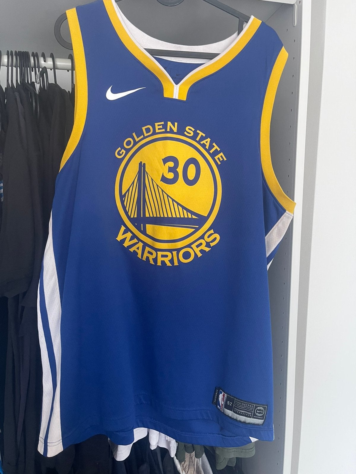 Golden State Warriors Hemd XL, Ophalen of Verzenden, Zo goed als nieuw, Maat 56/58 (XL)