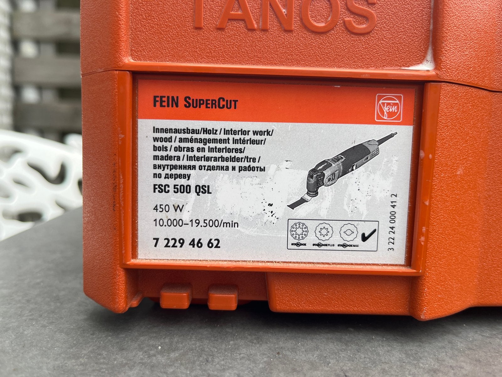 Fein FSC 500 QSL Construction met 2 Systainers, Ophalen of Verzenden, Zo goed als nieuw