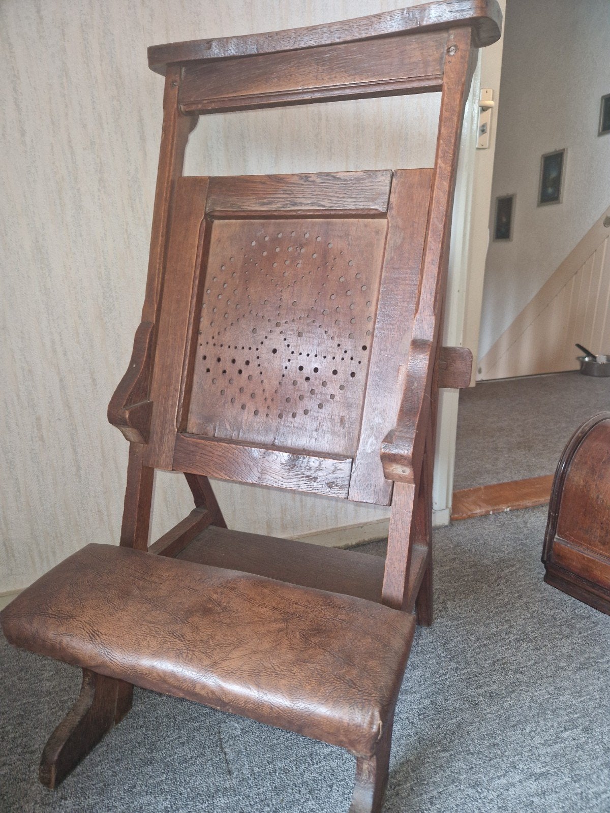 kerkstoel, vintage - brocante, Ophalen