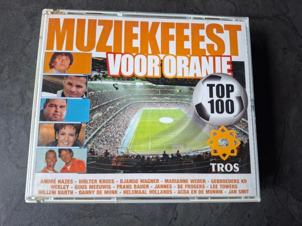 CD Muziekfeest voor Oranje - Top 100 - Diverse Artiesten, Ophalen of Verzenden, Gebruikt, Overige genres