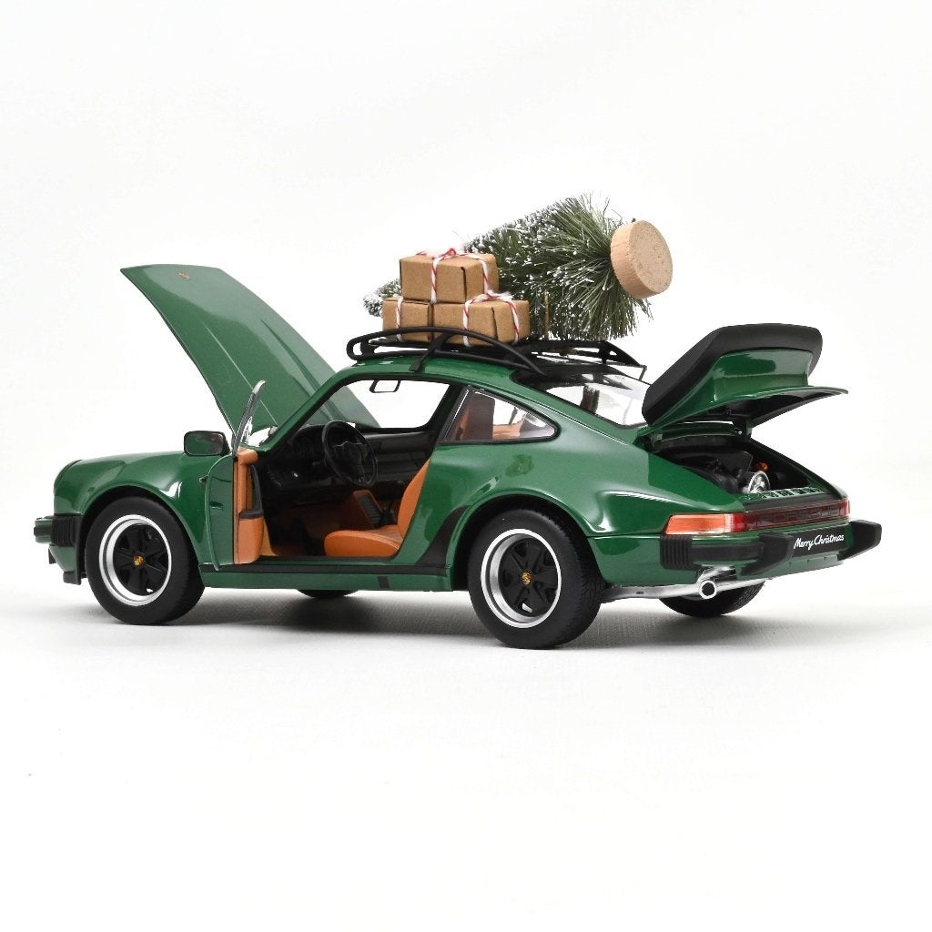 Porsche 911 Turbo 3.3 '80 Groen Kerst schaal 1/18 Ref 187669, Verzenden, Nieuw, Auto, Norev