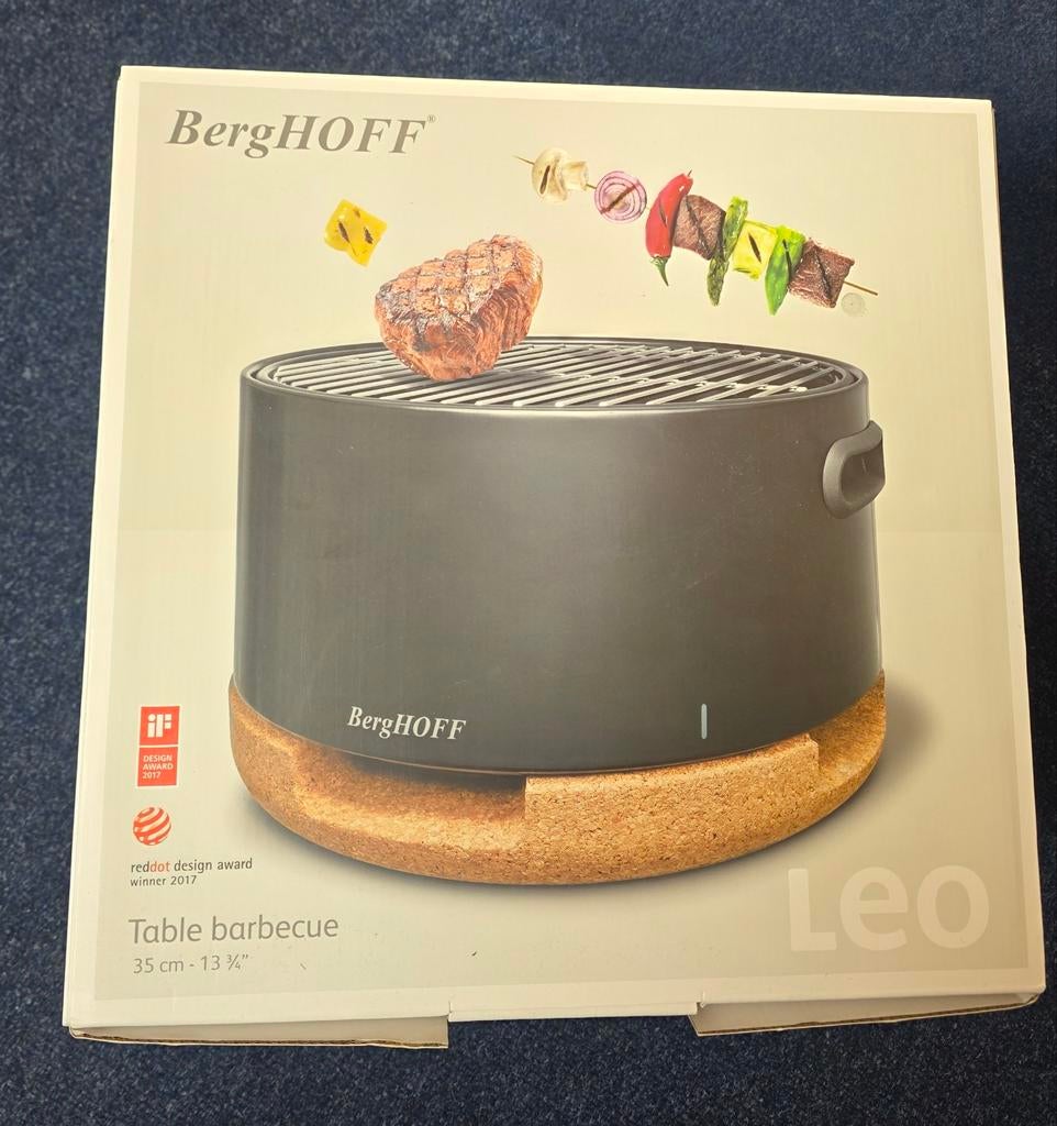BergHOFF Leo Tafelbarbecue 35 cm - Nieuw in doos, Ophalen, Nieuw, BergHOFF